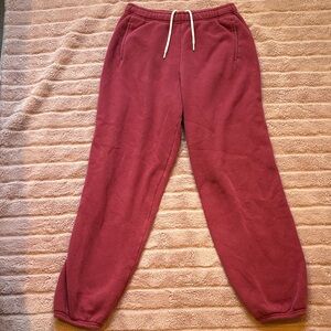Offline by aerie maroon sweatpants (size M)